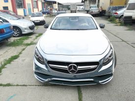 Mercedes S63 AMG autófóliázás: Teckwrap Steel Jet Black CHM10E autó fóliával 2